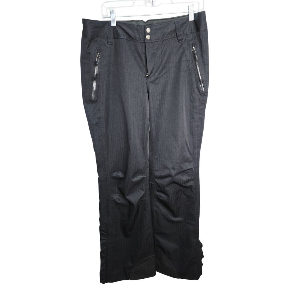 Athleta Twin Tip Ski Pants Women's 12T Black Snowboard Snow Pants Waterproof
